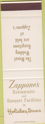 Matchbook Cover - Zappone's Restaurants Holiday Inn SAMPLE