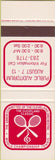 Matchbook Cover - Cleveland OH Classic Tennis Tournament Orchestra SAMPLE