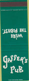 Matchbook Cover - Gaffer's Pub Fort Lauderdale FL SAMPLE