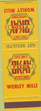 Matchbook Cover - Okay Feeds Worley Mills SAMPLE