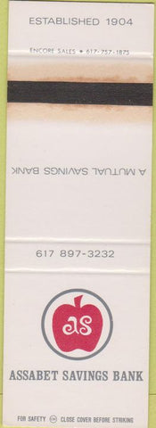 Matchbook Cover - Assabet Savings Bank SAMPLE WEAR