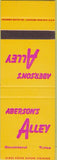 Matchbook Cover - Aberson's Alley Tulsa OK SAMPLE