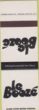 Matchbook Cover - Le Booze New Orelans LA Royal Sonesto SAMPLE