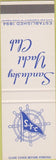 Matchbook Cover - Sandusky Yacht Club OH SAMPLE
