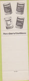 Matchbook Cover - Kendall oil gas Kenneth Wood SAMPLE
