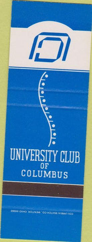 Matchbook Cover - University Club of Columbus OH SAMPLE