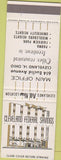 Matchbook Cover - Cleveland Federal Savings Bank Parma OH SAMPLE