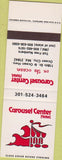 Matchbook Cover - Carousel Center Hotel Ocean City MD SAMPLE