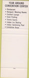 Matchbook Cover - Carousel Center Hotel Ocean City MD SAMPLE