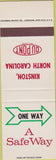 Matchbook Cover - DuPont Kinston NC plant SAMPLE