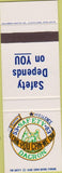 Matchbook Cover - Dacron Safety 1983 SAMPLE
