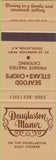 Matchbook Cover - Douglaston Manor NY SAMPLE