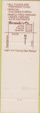 Matchbook Cover - Brando's Rib Place San Rafael CA SAMPLE