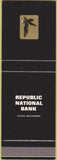 Matchbook Cover - Republic National Bank Tulsa OK SAMPLE