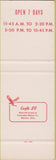 Matchbook Cover - Akaihana Japanese Restaurant New York City SAMPLE
