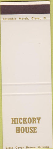 Matchbook Cover - Hickory House SAMPLE
