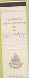 Matchbook Cover - Sulgrave Club Washington DC SAMPLE