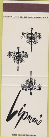 Matchbook Cover - Lipman's SAMPLE