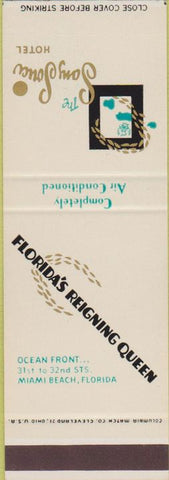 Matchbook Cover - San Souci Hotel Miami Beach FL SAMPLE