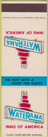 Matchbook Cover - Waterama Inns of America