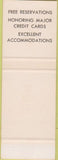 Matchbook Cover - Waterama Inns of America