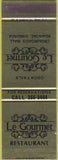 Matchbook Cover - Le Gourmet Restaurant Roanoke VA SAMPLE