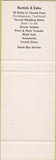 Matchbook Cover - Al's Formal Wear Houston TX Pasadena SAMPLE