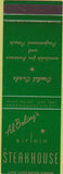 Matchbook Cover - Al Boling's Steakhouse High Point Greensboro NC SAMPLE