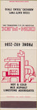 Matchbook Cover - Con Plex Asphalt Addicks TX SAMPLE