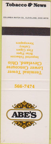 Matchbook Cover - Abe's Cleveland OH SAMPLE