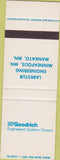 Matchbook Cover - BF Goodrich Tires Mankato NM Minneapolis SAMPLE