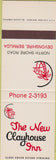Matchbook Cover - New Clayhouse Inn Devonshire Bermuda SAMPLE