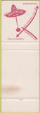 Matchbook Cover - El Sombrero  Mexican Food Falls Church VA SAMPLE