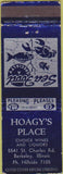 Matchbook Cover - Hoagy's Place Berkeley IL