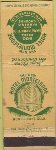 Matchbook Cover - Hotel Monteleone New Orleans LA WEAR