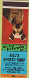 Matchbook Cover - Bill's Sports Shop Navajo KY SAMPLE Terrier