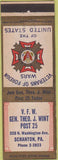 Matchbook Cover - VFW Theo Wint Post Scranton PA
