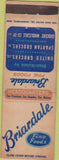 Matchbook Cover - Briardale Fine Foods Los Angeles CA grocery WEAR
