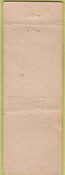 Matchbook Cover - F and F Tavern WORn