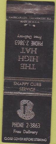 Matchbook Cover - High Hat NO TOWN WEAR