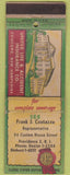 Matchbook Cover - Life Accident Insurance Providence RI WEAR