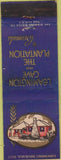 Matchbook Cover - Leamington Cave The Plantation Bermuda