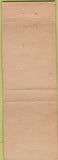 Matchbook Cover - Blum Cafe Shuffleboard Toledo OH WORN