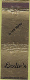 Matchbook Cover - Leslie's WEAR