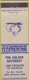 Matchbook Cover - Golder Hatchery Madelia MN feed