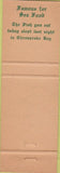 Matchbook Cover - The King of the Sea New York City