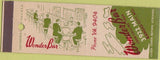 Matchbook Cover - Wonder Bar Kansas City MO