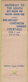 Matchbook Cover - Madison House North East MD