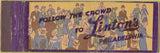 Matchbook Cover - Linton's Philadelphia PA