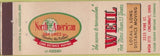 Matchbook Cover - Weil Moving Van Lines Cincinnati OH